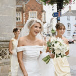 Walking through Bury st Edmunds ready to become Mrs Flatman