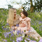 Outdoor bluebell photoshoot