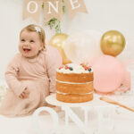 cake smash photography shoot